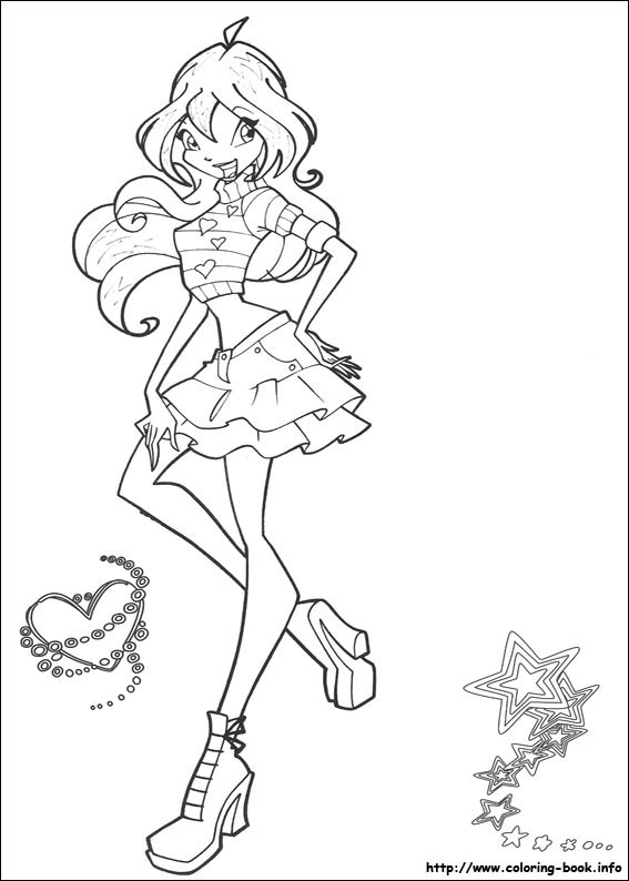 Winx Club coloring picture